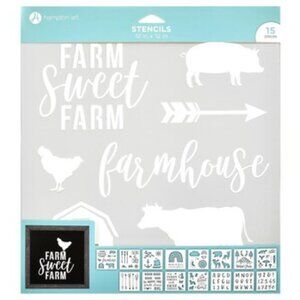 hampton art stencil set